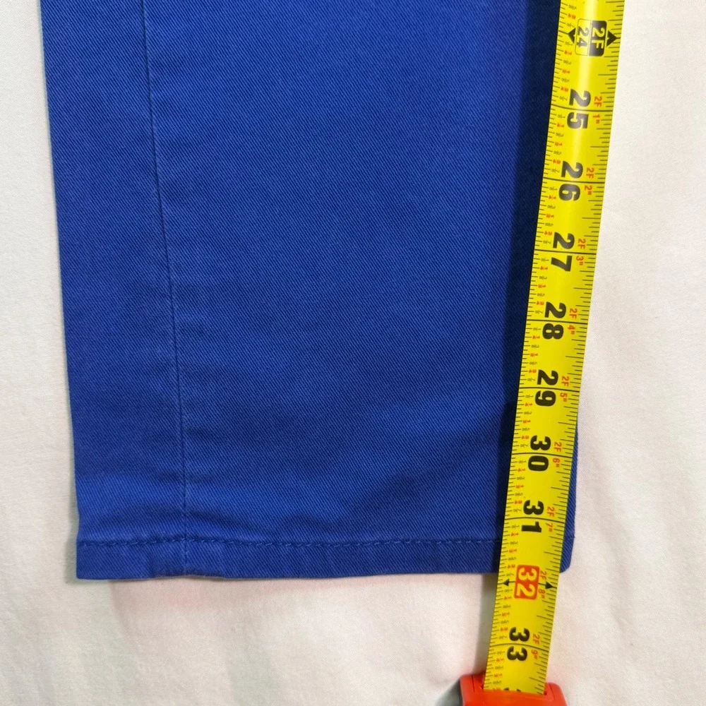 Levis 513‎ Slim Straight Jeans Mens 32x32 Vibrant Blue Stretch Denim Pants